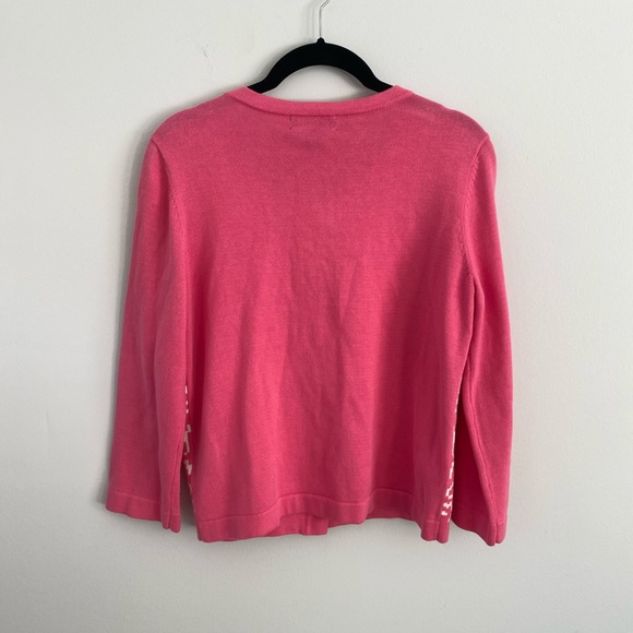 NWT Josephine pink and white cotton cardigan S - Picture 5 of 8